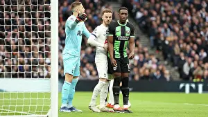 Jostles For Position Prints: Tottenham Hotspur v Brighton and Hove Albion Premier League 10FEB24