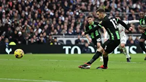 Takes A Penalty And Scores A Goal 0 1 Prints: Tottenham Hotspur v Brighton and Hove Albion Premier League 10FEB24