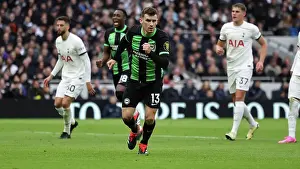 Takes A Penalty And Scores A Goal 0 1 Prints: Tottenham Hotspur v Brighton and Hove Albion Premier League 10FEB24