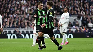 Takes A Penalty And Scores A Goal 0 1 Prints: Tottenham Hotspur v Brighton and Hove Albion Premier League 10FEB24