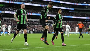 Takes A Penalty And Scores A Goal 0 1 Prints: Tottenham Hotspur v Brighton and Hove Albion Premier League 10FEB24