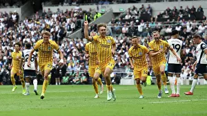 Scores A Goal 1 2 Prints: Tottenham Hotspur v Brighton and Hove Albion Premier League 25MAY25