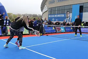 Watford 25APR15 Prints: Unexpected Tennis Rivalry: Greg Rusedski Interrupts Brighton & Hove Albion vs