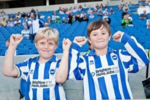 Images Dated 21st August 2012: Unforgettable Away Days: Brighton & Hove Albion FC Crowd Moments 2012-13