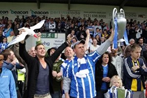Images Dated 16th April 2011: Unforgettable Celebrations: Brighton & Hove Albion at Walsall, 2010-11 Season