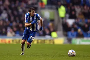 Derby County - 12-01-2013 Prints: The Unforgettable Seaside Derby: Brighton & Hove Albion vs