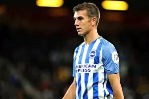 Images Dated 19th September 2017: Uwe Huenemeier in Action: Brighton and Hove Albion vs. Bournemouth - EFL Cup 2017