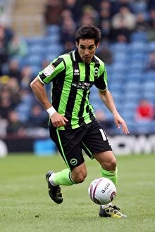 Images Dated 6th April 2012: Vicente's Battle at Turf Moor: Burnley vs. Brighton & Hove Albion (April 6, 2012)