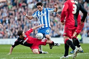Images Dated 10th March 2012: Vicente's Championship Showdown: Brighton & Hove Albion vs Portsmouth (March 10, 2012)