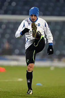 Vicente's Focus: Brighton & Hove Albion Star's Intense Training Before Npower Championship Clash vs. Blackburn Rovers (January 2013)