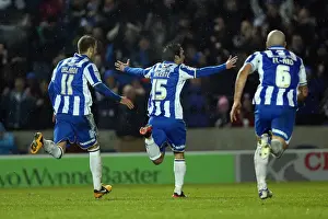 Hull City - 09-02-2013 Prints: Vicente's Free Kick: Brighton Takes 1-0 Lead Over Hull City (February 9, 2013)