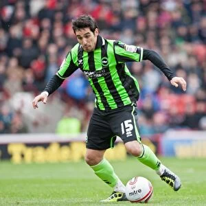 Images Dated 28th April 2012: Vicente's Showdown: Brighton & Hove Albion at Oakwell Stadium vs Barnsley (Npower Championship)