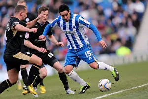 Event:bl 20130406 Prints: Vicente's Thrilling Performance: Brighton & Hove Albion vs Leicester City