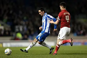 2013 Prints: Vicente's Unwavering Determination: Brighton & Hove Albion vs Charlton Athletic (April 2)