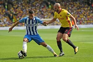 Images Dated 26th August 2017: Watford vs. Brighton and Hove Albion: Premier League Clash at Vicarage Road (26AUG17)