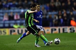 Images Dated 23rd October 2012: Wayne Bridge in Action: Brighton & Hove Albion vs. Burnley, Npower Championship