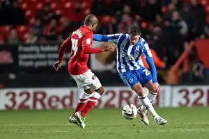Charlton Athletic - 08-12-2012 Prints: Wayne Bridge in action during Charlton Athletic v Brighton & Hove Albion