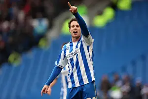 Wayne Bridge: Focused in the Heat of Brighton & Hove Albion vs Burnley, Npower Championship, Amex Stadium (February 23, 2013)