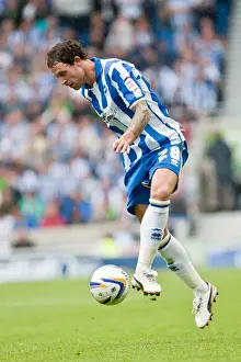 Barnsley - 25-08-2012 Prints: Wayne Bridge Scores for Brighton & Hove Albion Against Barnsley, August 25, 2012
