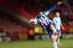 Images Dated 8th December 2012: Wayne Bridge Scores Spectacular Volley: Charlton Athletic vs