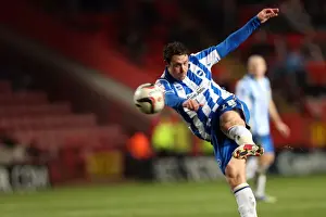 Charlton Athletic - 08-12-2012 Prints: Wayne Bridge Scores Spectacular Volley: Charlton Athletic vs