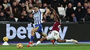 Evades A Challenge Prints: West Ham United v Brighton and Hove Albion Premier League 21DEC24