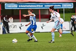 West Ham Prints: West Ham vs. Brighton & Hove Albion: A Clash in the 2013-14 Women's Football Season