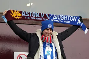 Prints of Brighton And Hove Albion Crowd Shots: Crowd Shots (Withdean Era) Crowd Shot Prints: Withdean Era: A Sea of Seagulls - Brighton & Hove Albion Crowd Shots