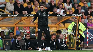 In The Technical Area Prints: Wolverhampton Wanderers v Brighton and Hove Albion Premier League 10MAY25