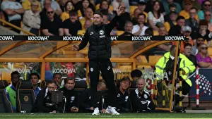 In The Technical Area Prints: Wolverhampton Wanderers v Brighton and Hove Albion Premier League 10MAY25