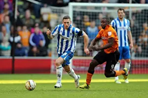 Wolves - 10-11-2012 Prints: Wolves vs. Brighton & Hove Albion: Andrew Crofts in Action