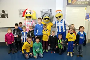 Young Seagulls Xmas Party 2013 Prints: Young Brighton & Hove Albion FC Players Celebrate Christmas Party 2013: A Joyful Gathering of the Young Seagulls