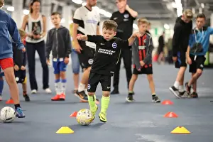 Fan Pictures Prints: Young Seagulls in Action: Brighton & Hove Albion FC's Open Training Session (29th July 2016)