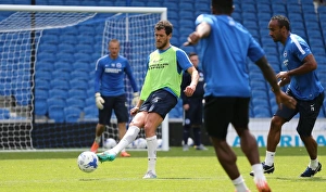 Prints of Young Seagulls Open Training Session 31st July 2015. Albion players, training Pre-Season Prints: Young Seagulls in Action: Open Training Session