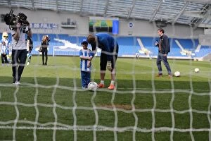 Images Dated 8th April 2015: Young Seagulls of Brighton & Hove Albion FC: Open Training Day on April 8, 2015