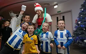Young Seagulls Christmas Party 2014 Prints: Young Seagulls Christmas Party 2014 at American Express Community Stadium