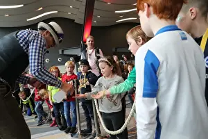 Young Seagulls Jolly Holiday: Christmas Party at Brighton & Hove Albion's Amex Stadium (December 2017)