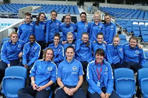 Prints of Young Seagulls Open Training Session 31st July 2015. Albion fans watching the training session. Womens team watch training Pre-Season Prints: Young Seagulls Open Training Day: Albion Fans and Womens Team Witness Training Session on 31st July 2015